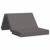 vidaXL Vouwbare Bankbed 80 x 67 x 45 cm Lichtgrijs