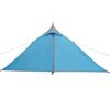 vidaXL Hangende tipi tent 1-persoons waterdicht blauw