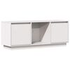 vidaXL Tv-meubel 110,5x35x44 cm massief grenenhout wit