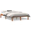 vidaXL Bedframe zonder matras massief grenenhout wasbruin 120x190 cm