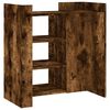 vidaXL Dressoir 73,5x35x75 cm bewerkt hout gerookt eikenkleurig