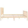 vidaXL Bedframe massief hout 200x200 cm