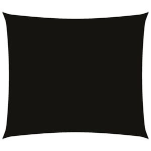 vidaXL Zonnescherm rechthoekig 2x2,5 m oxford stof zwart