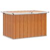 vidaXL Buitenopslagdoos Hout 109 x 67 x 65 cm Gegalvaniseerd staal