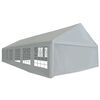vidaXL Partytent 6x12 m PE grijs