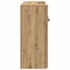 vidaXL Receptiebalie 180x50x103,5cm bewerkt hout artisanaal eikenkleur
