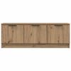 vidaXL Tv-meubel 102x35x36,5 cm bewerkt hout artisanaal eikenkleur