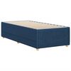 vidaXL Bedframe zonder matras 100x200 cm stof blauw