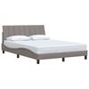 vidaXL Bedframe zonder matras "Hanko" stof taupe 140x200 cm