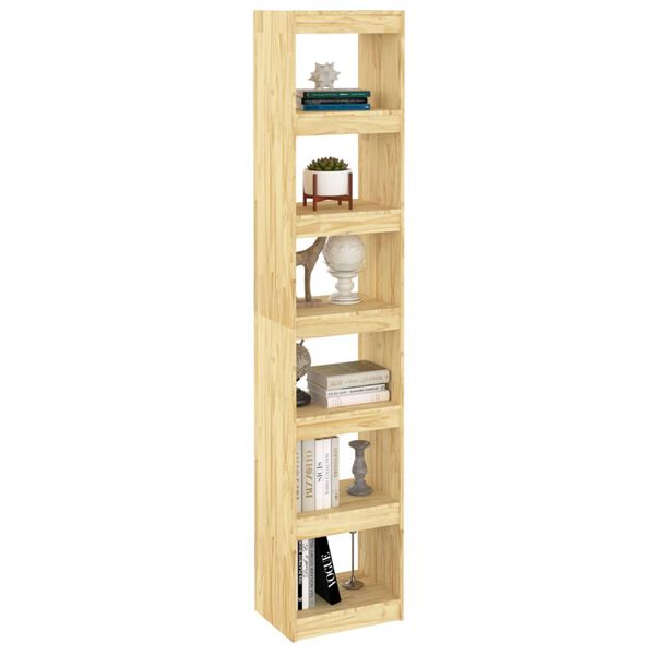 vidaXL Boekenkast / kamerscherm 40x30x199 cm massief grenenhout