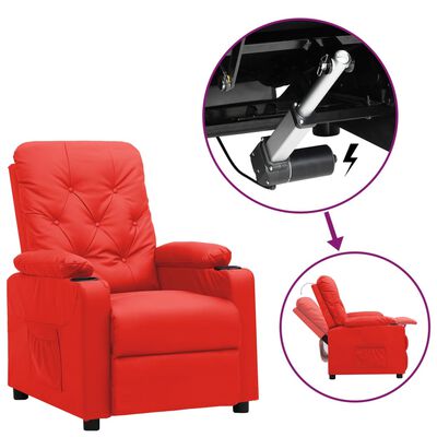 Verbieden Donder lamp vidaXL Sta-op-stoel kunstleer rood online kopen | vidaXL.be