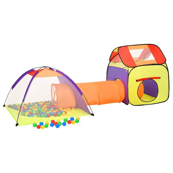 vidaXL Kinderspeeltent 338x123x111 cm meerkleurig
