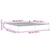 vidaXL Bedframe zonder matras 180x200 cm stof lichtgrijs