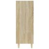 vidaXL Dressoir 69,5x32,5x90 cm bewerkt hout sonoma eikenkleurig
