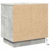 vidaXL Nachtkastje Beton Grijs 50 x 34,5 x 50 cm. Bewerkt hout