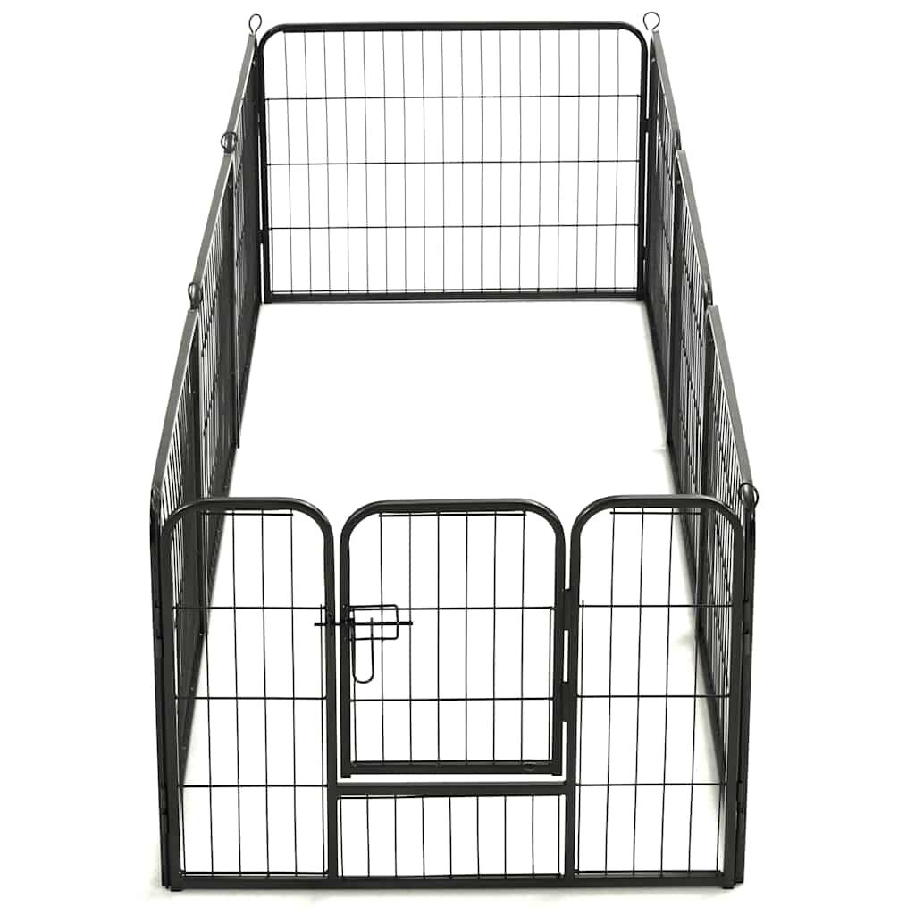 Lendo puppyren hondenkennel staal 80x95 8 panelen - Hondenhokken Lendo puppyren hondenkennel staal 80x95 8 panelen - Hondenhokken