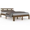 vidaXL Bedframe massief hout honingbruin 140x200 cm