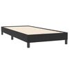 vidaXL Boxspring met matras fluweel zwart 90x220 cm