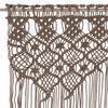 vidaXL Gordijn macram&eacute; 140x240 cm katoen taupe
