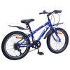 vidaXL Kinderfiets 20 Inch 6-Speed voor 6-11 jaar oud Donkerblauw