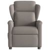 vidaXL Fauteuil verstelbaar stof taupe