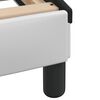 vidaXL Bedframe "Viana" zonder matras kunstleer zwart en wit 120x200 cm