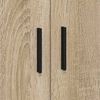 vidaXL Opbergkast 2 pcs Sonoma Eiken 108 x 41 x 40 cm Bewerkt hout