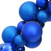 vidaXL Kerstslinger ballen 175 cm polystyreen blauw