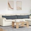vidaXL Sofa Kussens 2 stuks Donkergrijs 145 x 40 cm Cordstof