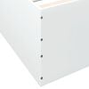 vidaXL Bedframe bewerkt hout wit 90x190 cm