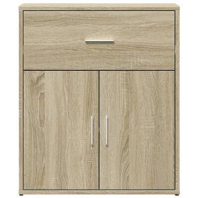 vidaXL Dressoir 60x31x70 cm bewerkt hout sonoma eikenkleurig