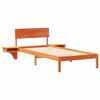 vidaXL Bedframe met hoofdeinde Wasbruin 80 x 200 cm Massief grenenhout