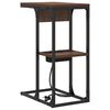 vidaXL Nachtkastje Bruin Eiken 41,5 x 26 x 60,5 cm Bewerkt hout
