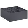 vidaXL Plantenbak Antraciet 100 x 100 x 20 cm Koudgewalst staal