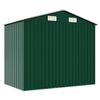 vidaXL Tuinschuur 205x129x183 cm gegalvaniseerd staal groen