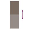 vidaXL Rolgordijn verduisterend koffie 40x175 cm stofbreedte 35,7 cm