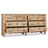 vidaXL Dressoir 200x40x90 cm massief mangohout