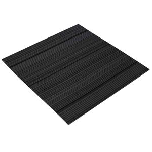 vidaXL Vloertegel Gestreept Lichtgrijs 50 x 50 cm 36 st PP en Bitumen