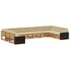 vidaXL Sofa-Sets 10 st Massief Acaciahout