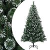 vidaXL Kunstkerstboom 120 cm PVC en Metaal Groen