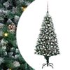 vidaXL Kunstkerstboom Groen 180 cm PVC en Staal en Kunststof