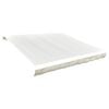 vidaXL Vervangingsdoek voor luifel 450x300 cm polyester cr&egrave;mekleurig
