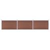 vidaXL Schutting 526x106 cm HKC bruin