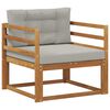 vidaXL Buiten Midden Sofa Naturel 87 x 83 x 73 cm