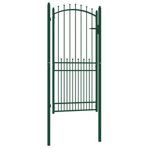 vidaXL Hekpoort EMMEN met stalen pinnen 104x147 cm groen