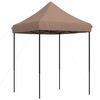 vidaXL Partytent inklapbaar pop-up 200x200x306 cm bruin