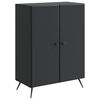 vidaXL Dressoir Zwart 66 x 34,5 x 90 cm Bewerkt hout
