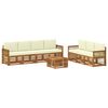vidaXL Sofa-Sets 8 st Massief Acaciahout