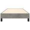 vidaXL Boxspring bed 80x200 cm fluweel lichtgrijs