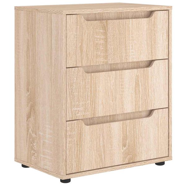 vidaXL Dressoir VISNES 60x40x73 cm spaanplaat sonoma eikenkleurig